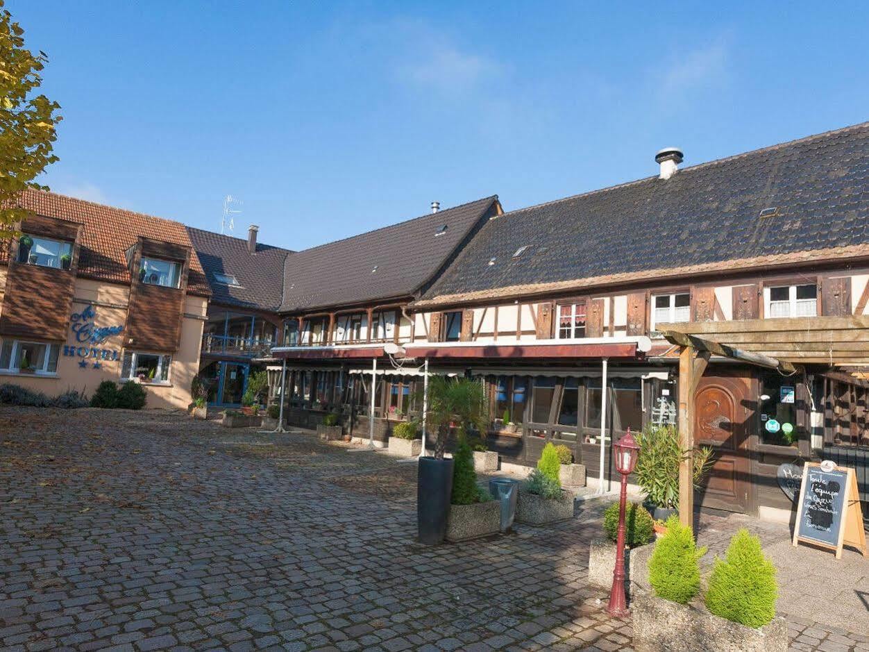 Hotel Restaurant Au Cygne Eschau Exterior photo